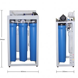 400商用净水器单位学校工厂别墅茶楼纯水机RO反渗透直饮机设备