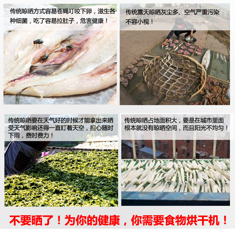 食品烘干机商用鱼干牛肉腊肉腊肠蔬菜茶药材水果食物风干机烘干箱