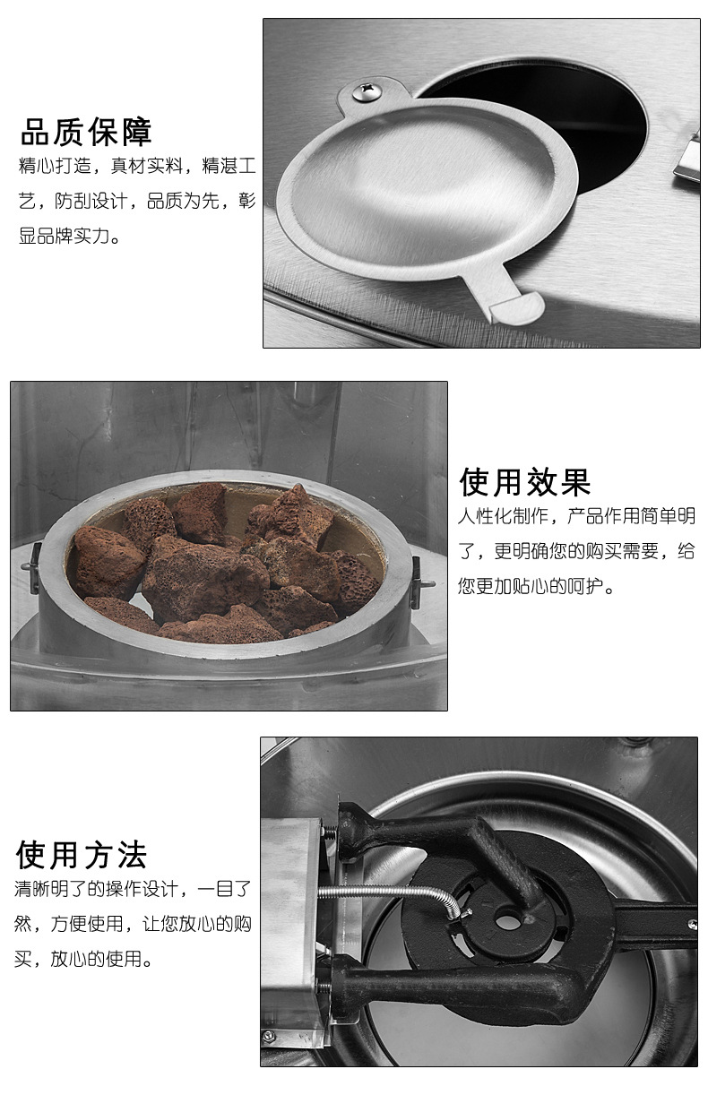 燃气木炭两用烤鸭炉 不锈钢烤鸭炉 木炭式商用大型圆桶烧鸡乳鸽