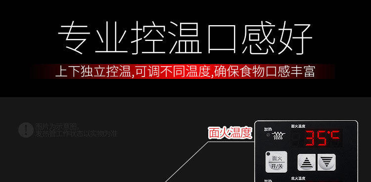 乐创 烤箱商用烤炉单层一层一盘蛋糕面包大烘炉微电脑 披萨电烤箱