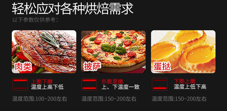 乐创 烤箱商用烤炉单层一层一盘蛋糕面包大烘炉微电脑 披萨电烤箱