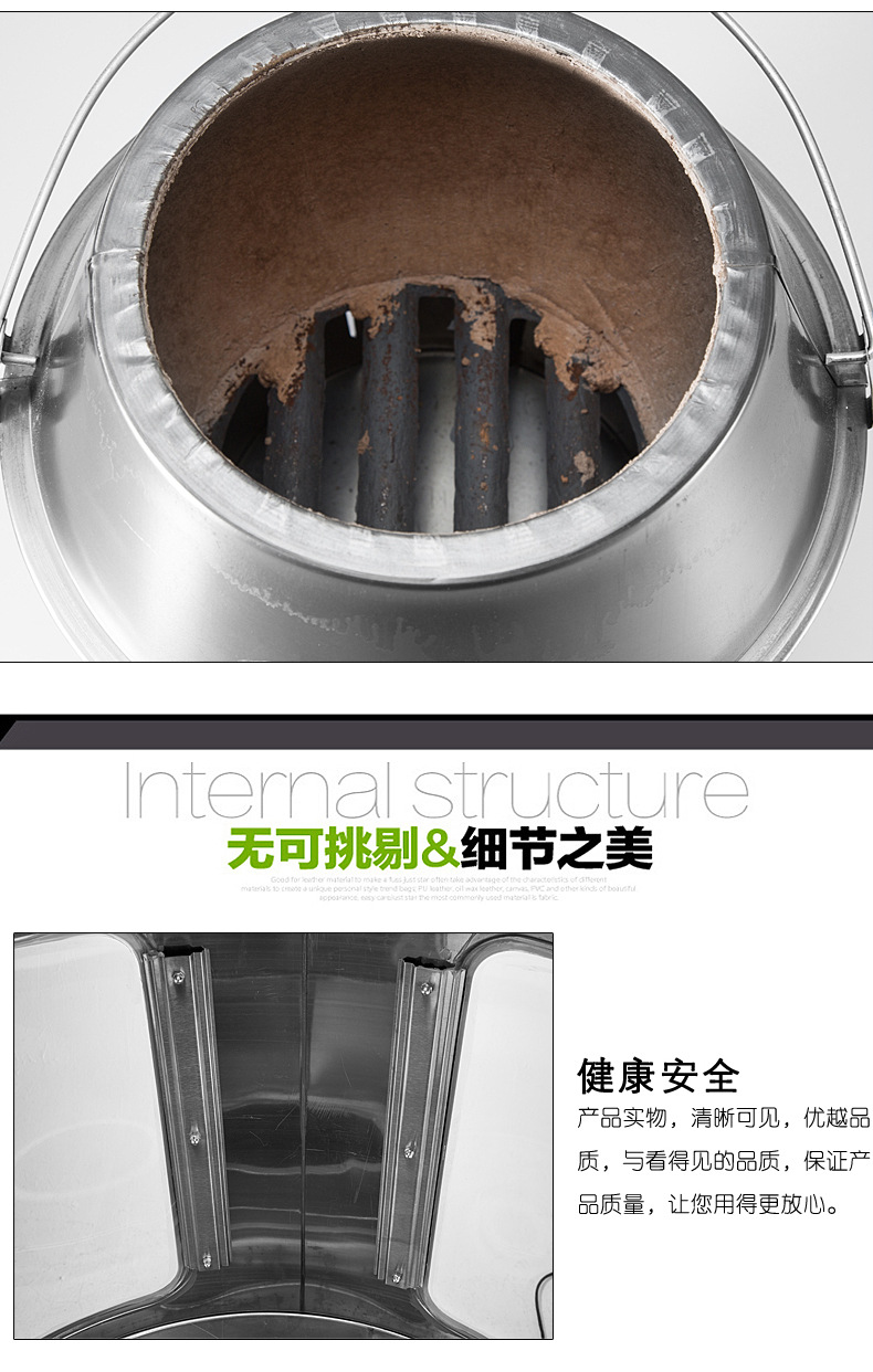 双层玻璃木炭烧烤炉 商用不锈钢烤鸭吊炉烤鸡炉 羊排羊腿吊炉