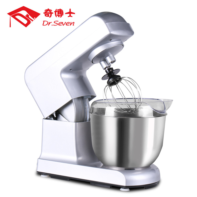 奇博士搅拌器商用奶盖机5L大容量奶油打蛋器多功能和面鲜奶机免邮