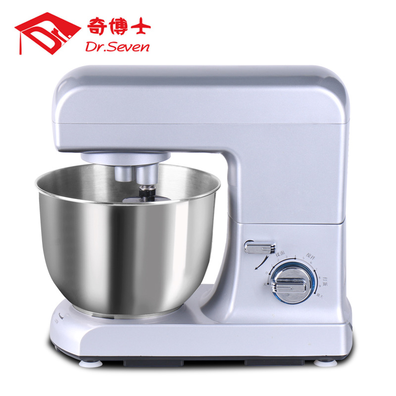 奇博士搅拌器商用奶盖机5L大容量奶油打蛋器多功能和面鲜奶机免邮