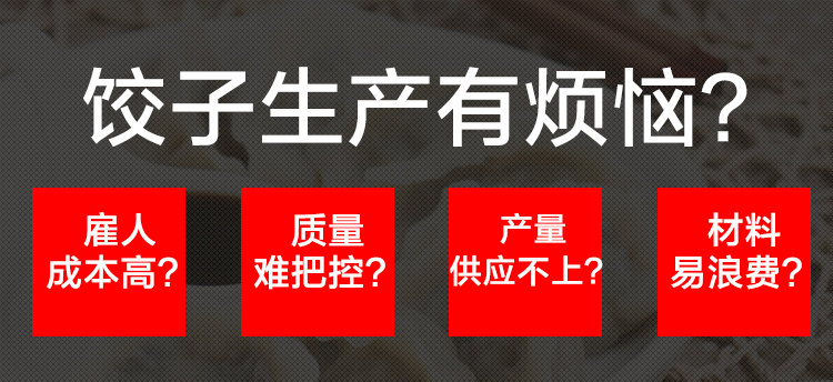 2017年新款商用防整形型饺子机全自动饺子机 厂家批发 量大优惠