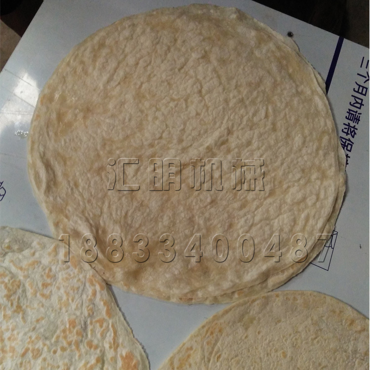 多功能烙饼机 全自动商用单饼机 烤鸭饼 水烙馍机汇明机械生产