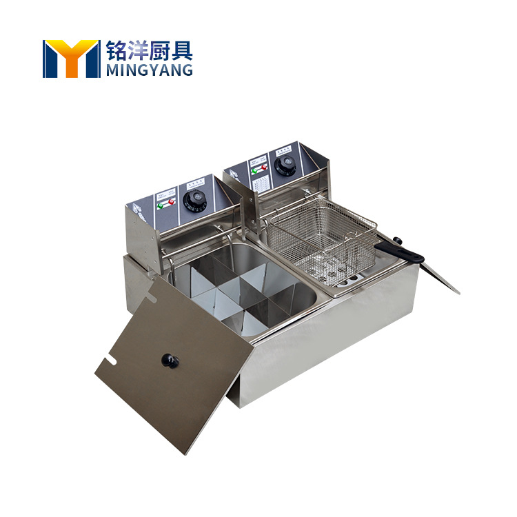 商用二合一组合电热关东煮连炸炉 多功能电炸锅油炸锅厂家直销