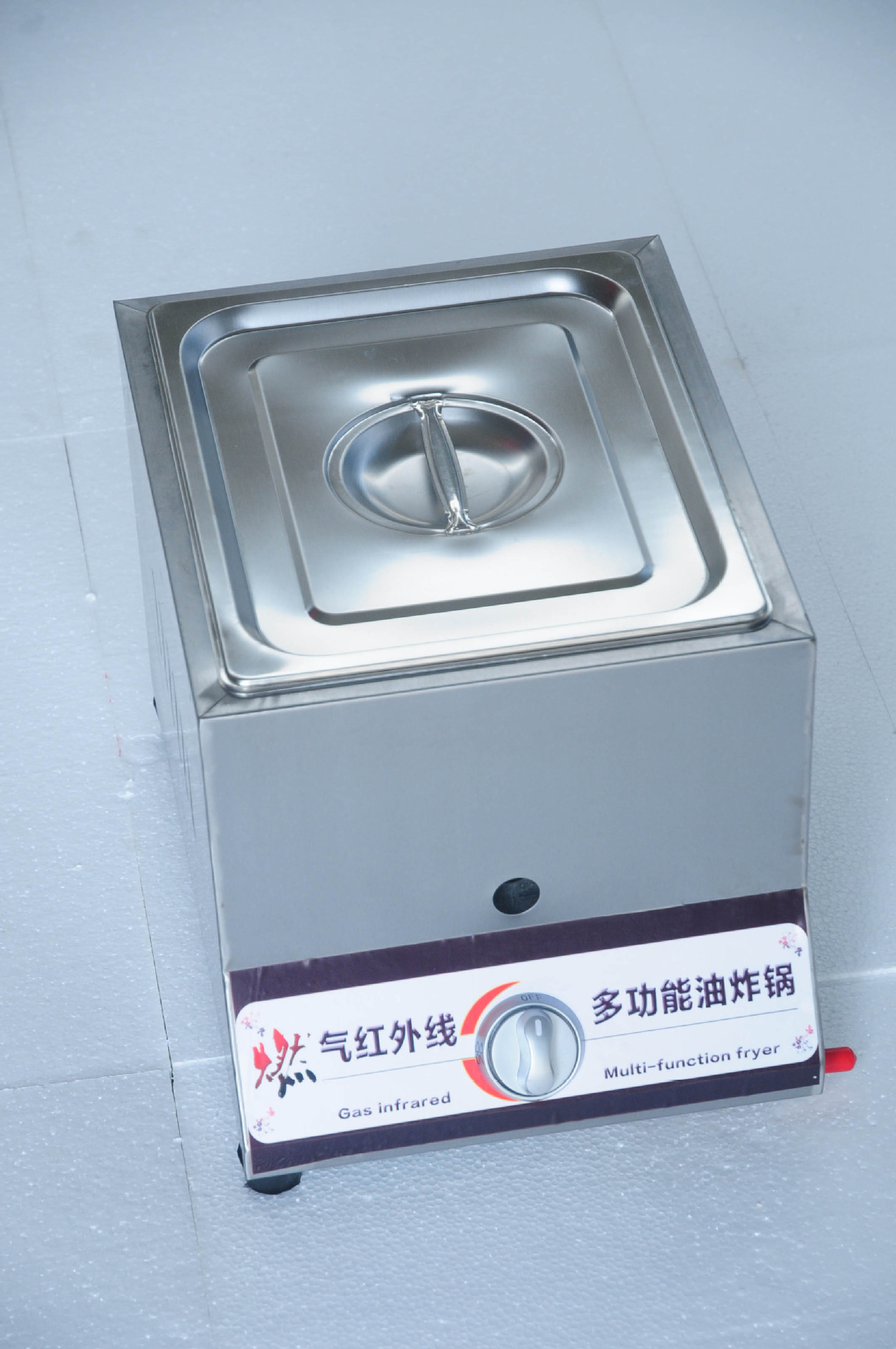 商用迷你炸锅/单缸油炸机器/燃气油炸锅商用/炸油条/炸薯条加厚型