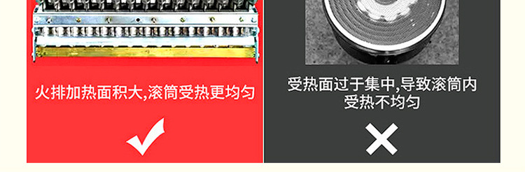 睿美燃气炒货机炒板栗机商用炒瓜子花生机器糖炒栗子机特价促包邮