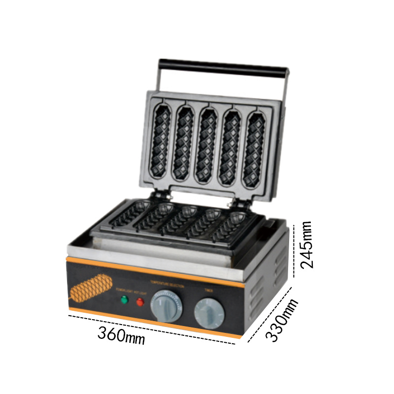 商用香酥机电热五格香酥机烤肠机法式热狗机器玛芬热狗棒机