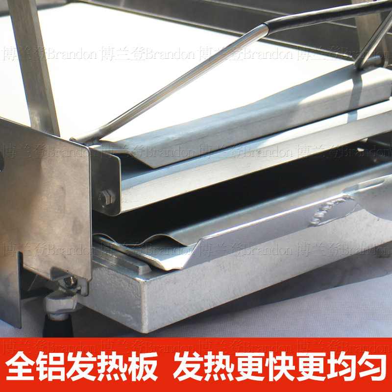展卓Brandon汉堡机商用肯德基汉堡加热机烘烤面包机铝板汉堡机器