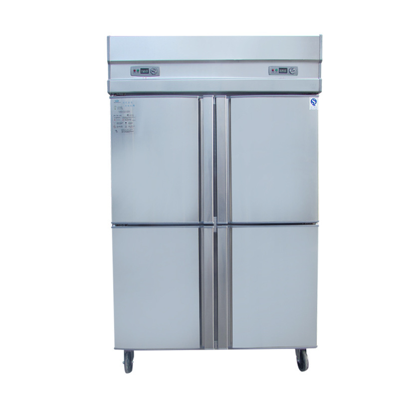 双机双温冷柜保鲜冷冻4门冰柜四门冷柜冰箱四门冰柜不锈钢商用
