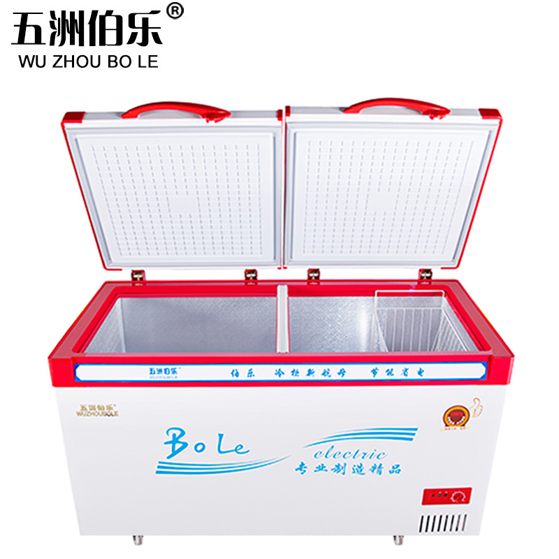 WR/WF508五洲伯乐1米6顶开门双门单温商用冰柜冷柜速冻柜冷藏