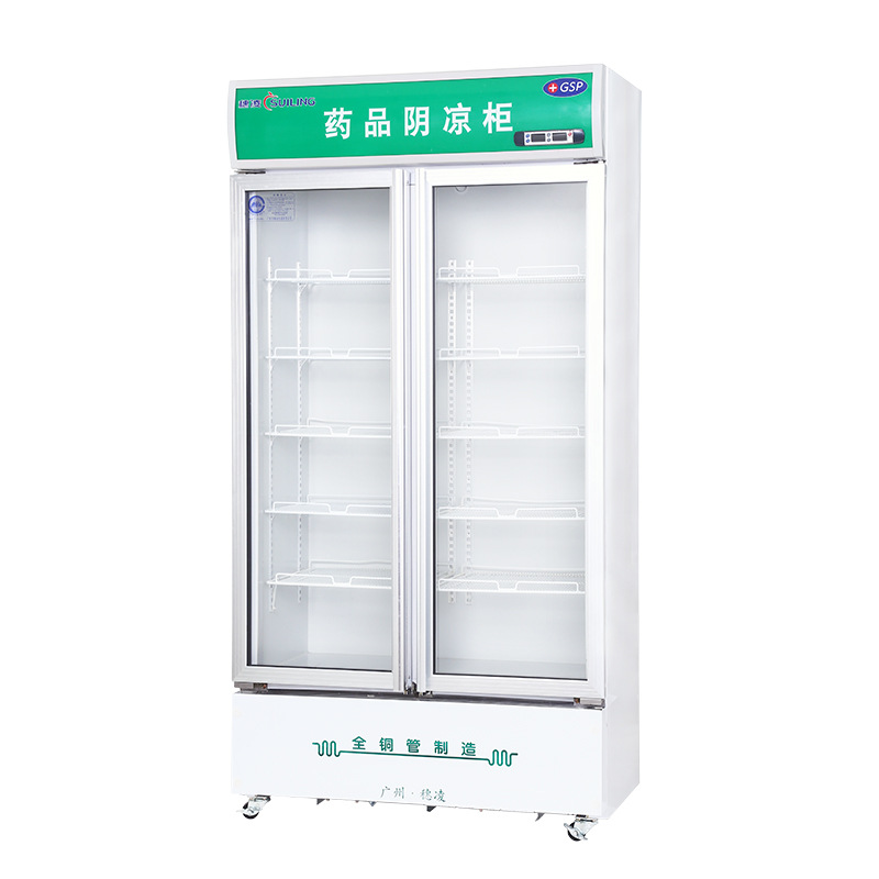 穗凌SL-900双门立式阴凉冷柜单温冷藏冰柜 商用展示柜 冷藏柜