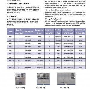 厂家直供日产5吨食用方冰机 制冰机 颗粒冰机 方块冰 冰满自停