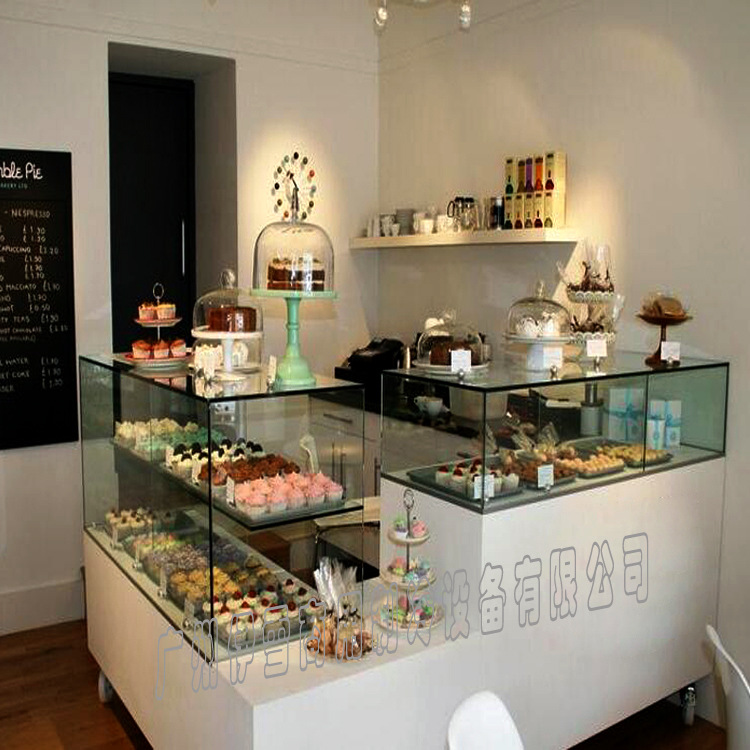 蛋糕柜冷藏柜展示柜 寿司水果糕点保鲜柜 直角 圆弧1.2米