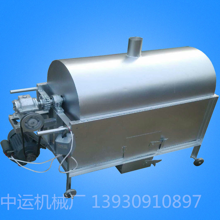 热销花生菜籽滚筒炒籽机/商用电热炒货机/瓜子板栗炒锅机