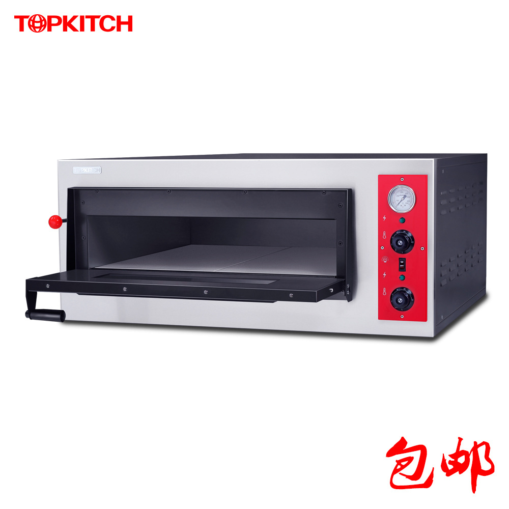 TOPKITCH烤箱商用披萨炉 一层一盘电烘炉 单层电烤箱 面包大烤箱