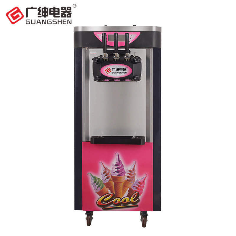 BJ218C 商用冰淇淋机 甜筒机 做冰淇淋的机器 广绅电器雪糕机厂家