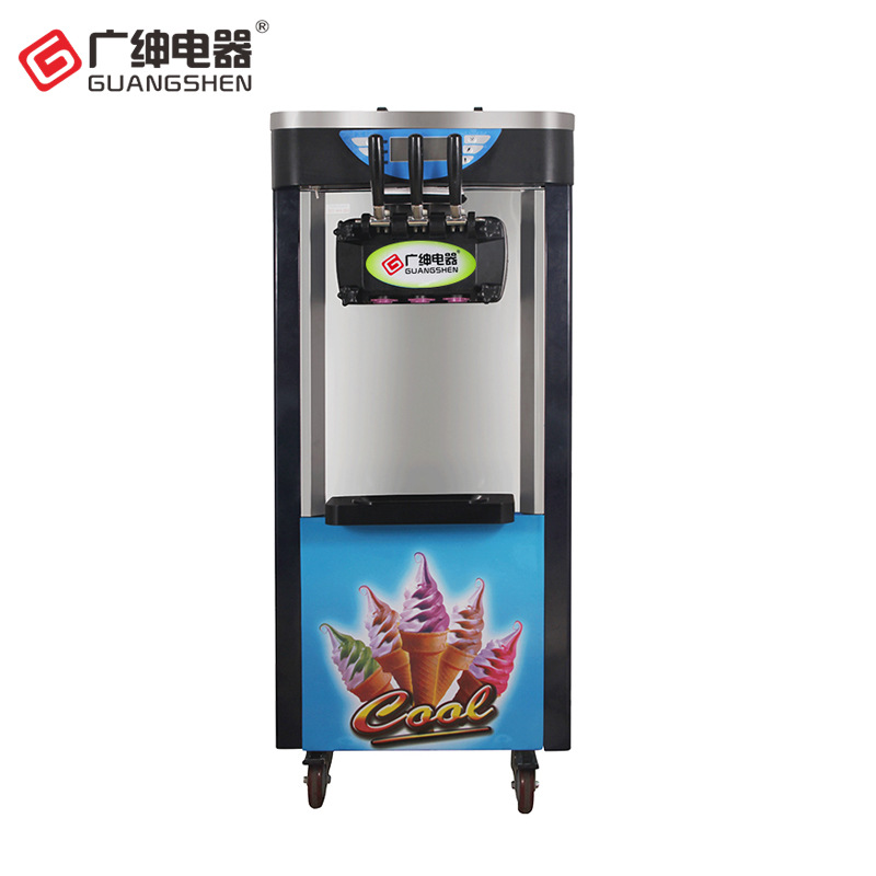 BJ218C 商用冰淇淋机 甜筒机 做冰淇淋的机器 广绅电器雪糕机厂家