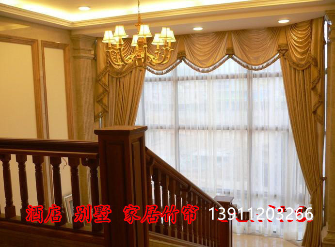 北京布艺窗帘多种成品 天津河西窗帘布 酒店宾馆客房遮光窗帘