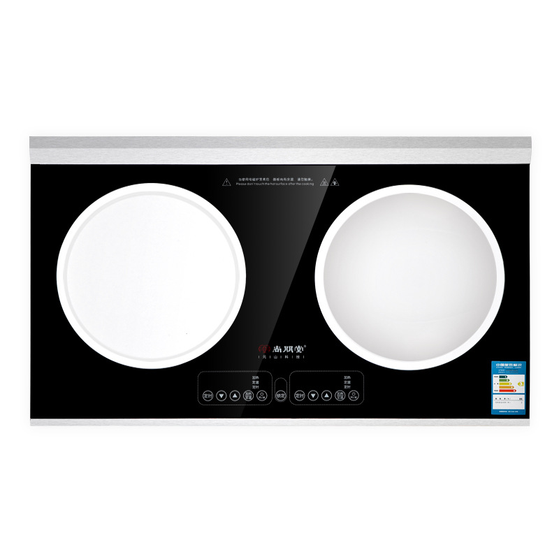 Sunpentown/尚朋堂 YS-IC34H01双头电磁炉双灶嵌入式凹面双眼炉
